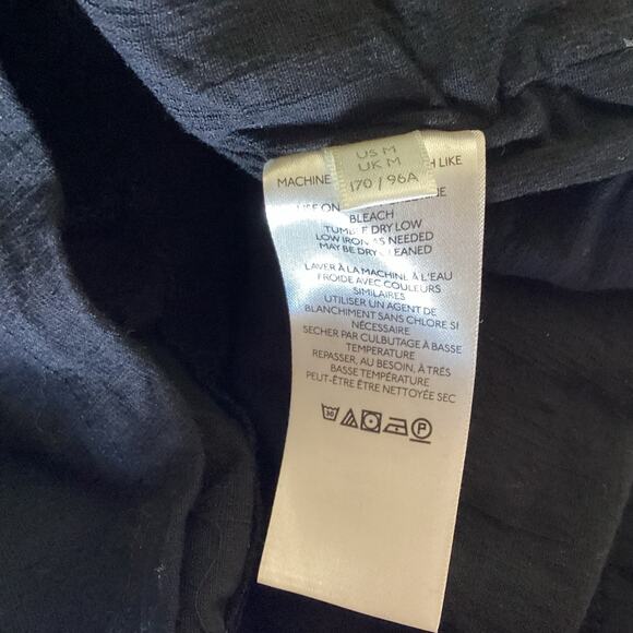 Free People Black Body Con Wrap Mini Dress, Medium, Open Draped Back, Boho Party - Picture 13 of 14